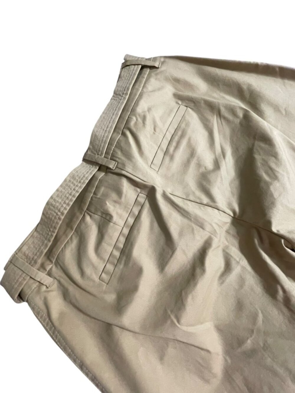 Chico’s Beige Belted Pants with D-Ring Detail - Picture 7 of 11